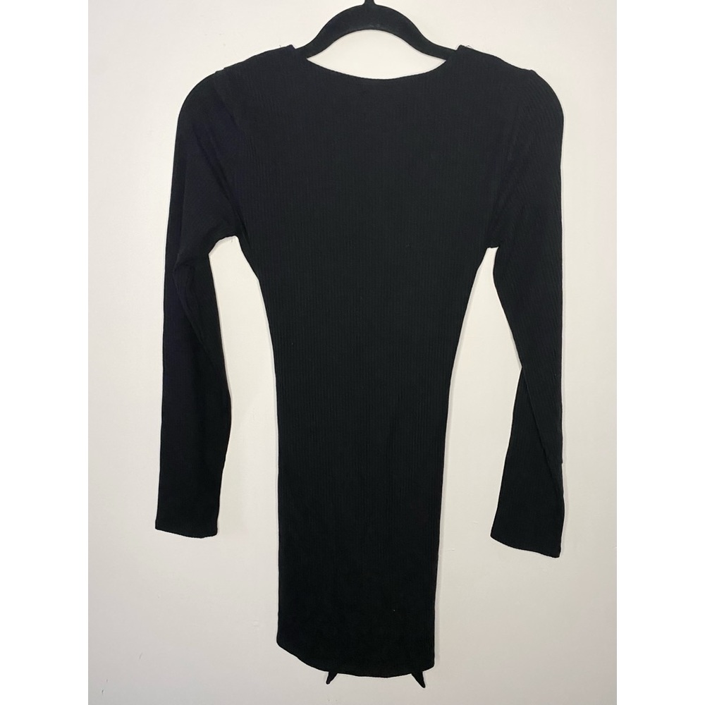 Reformation Black Mini Dress - Picture 4 of 5